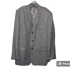 Zacchi Styled In Italy Suit Jacket Blazer Size 46L